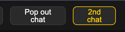Second chat and pop out chat buttons